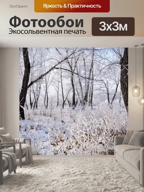 Фотообои Зимний пейзаж