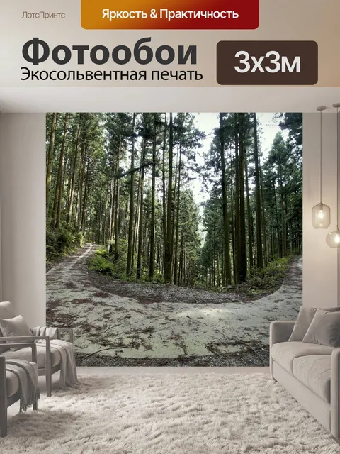 Фотообои Лесная дорога