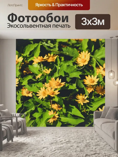 Фотообои Поле цветов