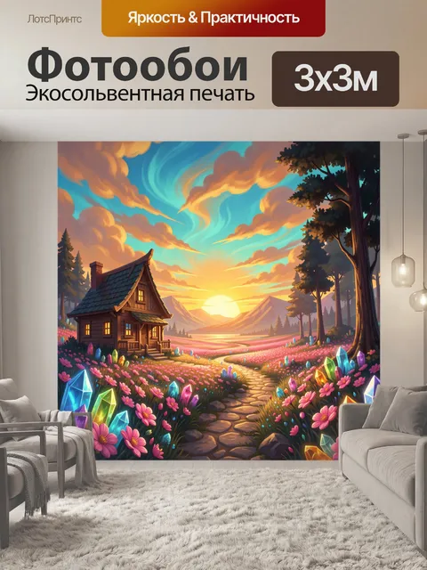 300 × 300 см · Экосольвентная печать