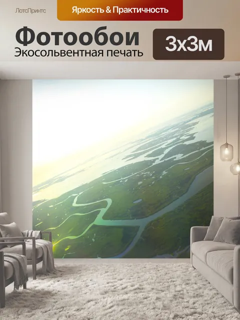 Фотообои Полет на самолете 850