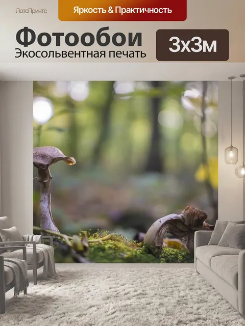 Фотообои Грибы