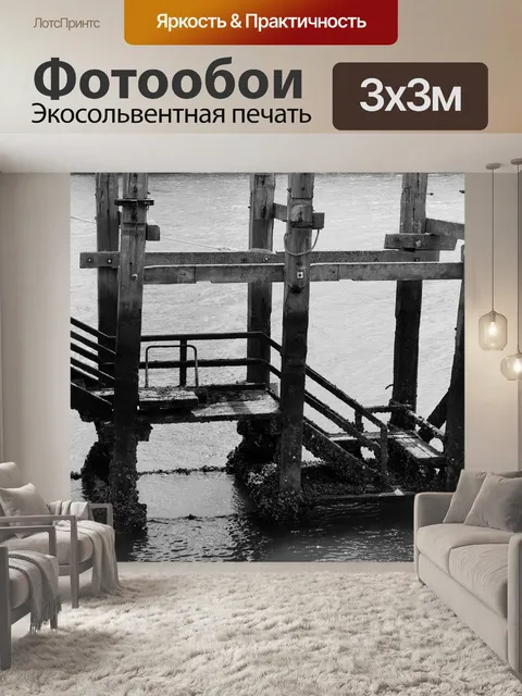 Фотообои Черный и белый