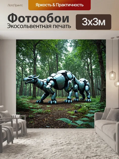 фотообои лес в стиле панк