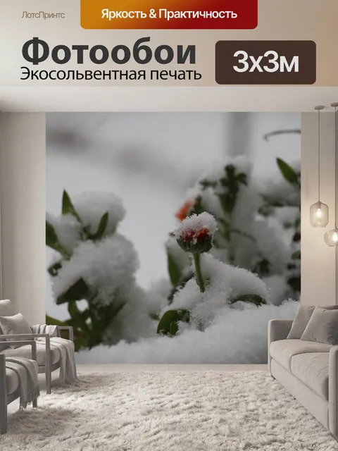 Фотообои Снег