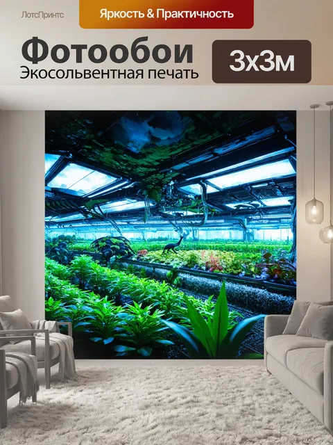 Фотообои природа в стиле футуристический
