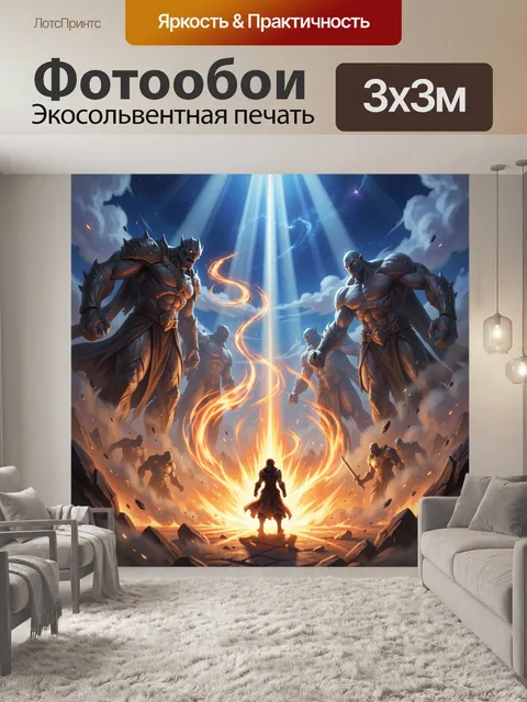 300 × 300 см · Экосольвентная печать