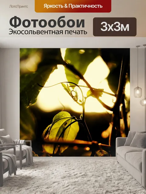 Фотообои Листья