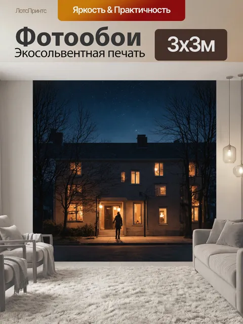 Фотообои ночь в стиле гиперреализм