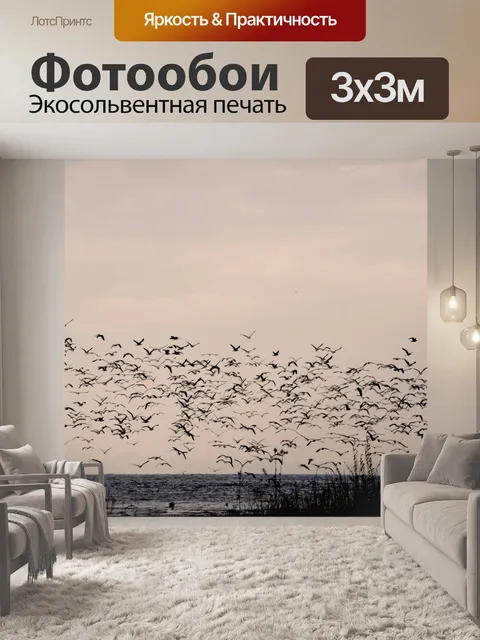 Фотообои Полет птицы
