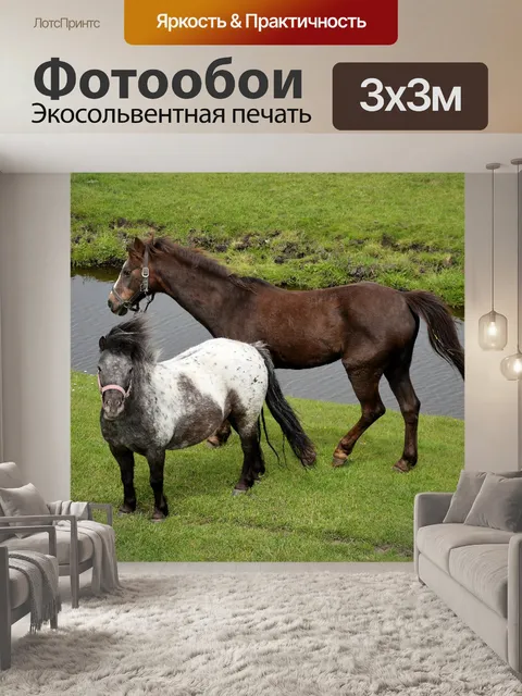Фотообои Лошади и ферма пони
