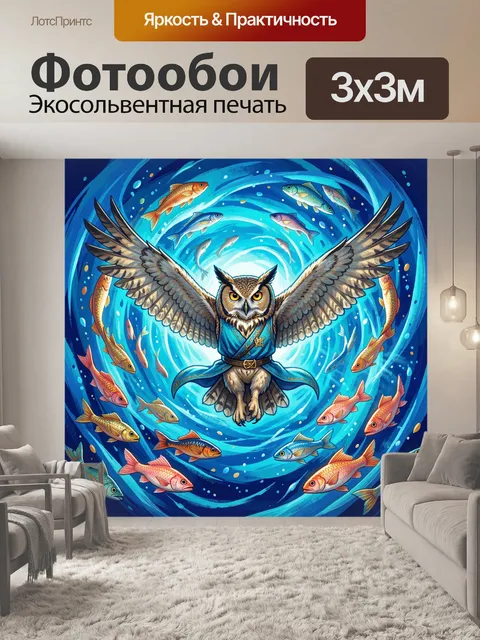 300 × 300 см · Экосольвентная печать