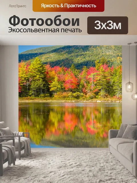 Фотообои Падение на берегу озера