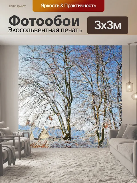 Фотообои Солнечный зимний день