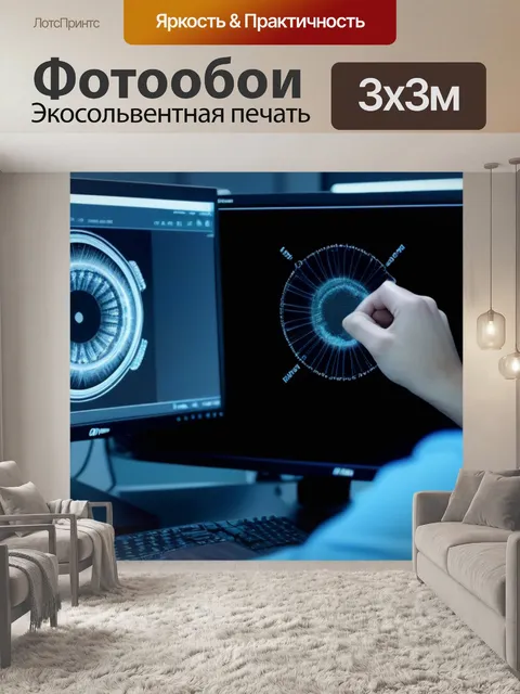 Фотообои механик расшифровывает ошибки компьютера