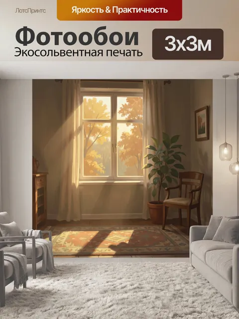300 × 300 см · Экосольвентная печать