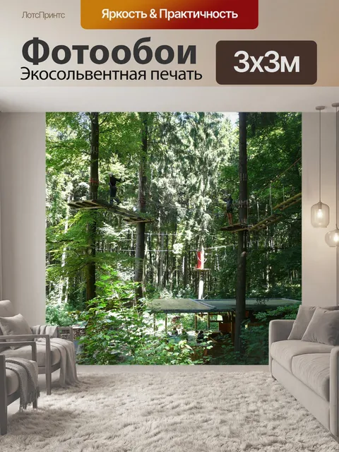 Фотообои Веревочный курс