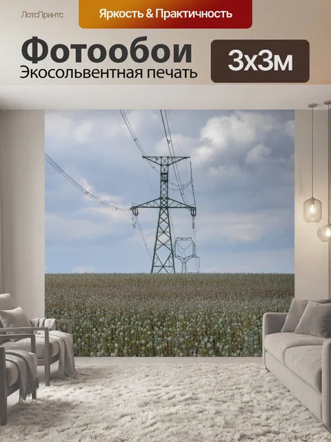 Фотообои Передача башни в области