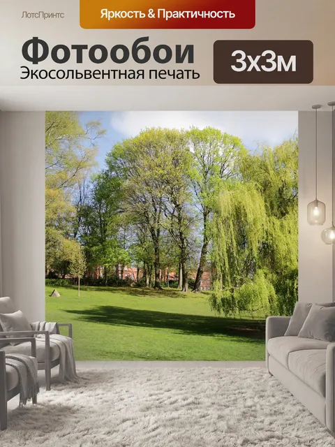 Фотообои Деревья в парке