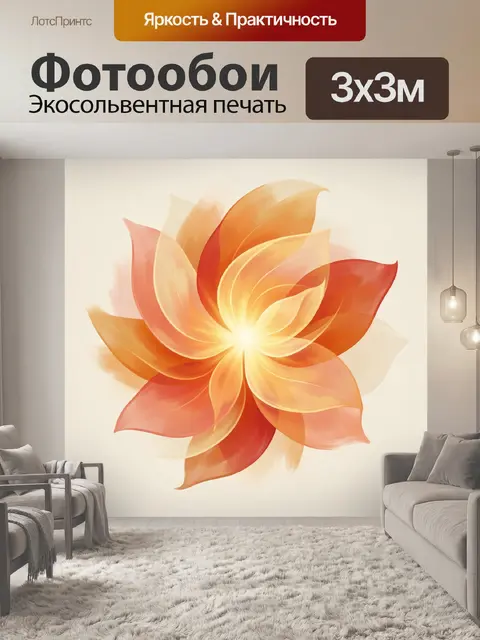300 × 300 см · Экосольвентная печать