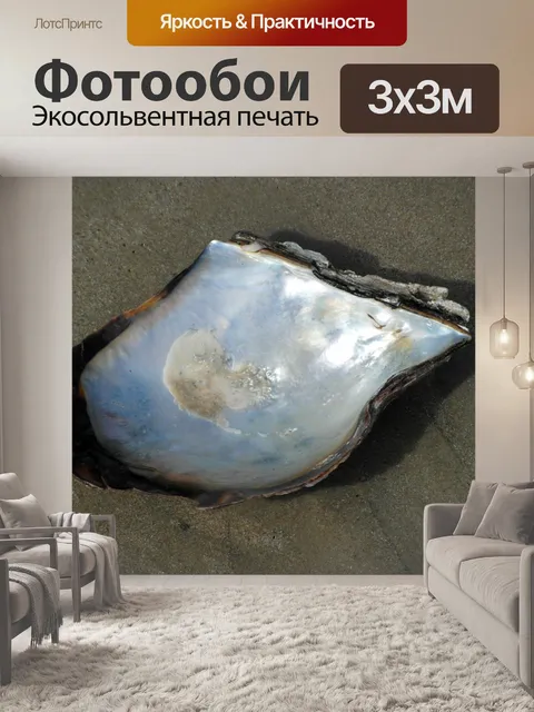 Фотообои Блестящий Shell на пляже