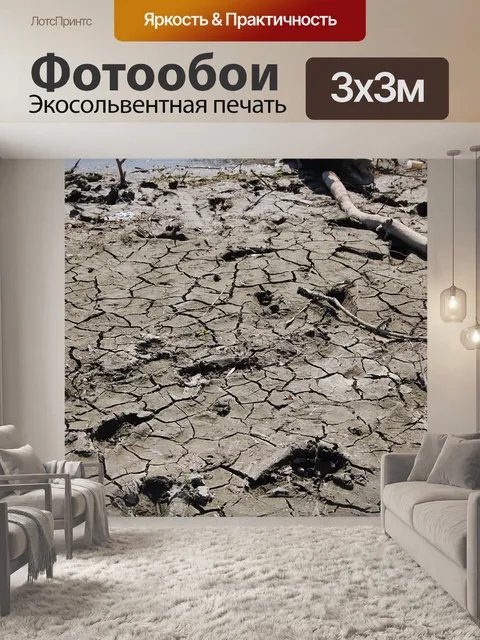 Фотообои Сухая почва