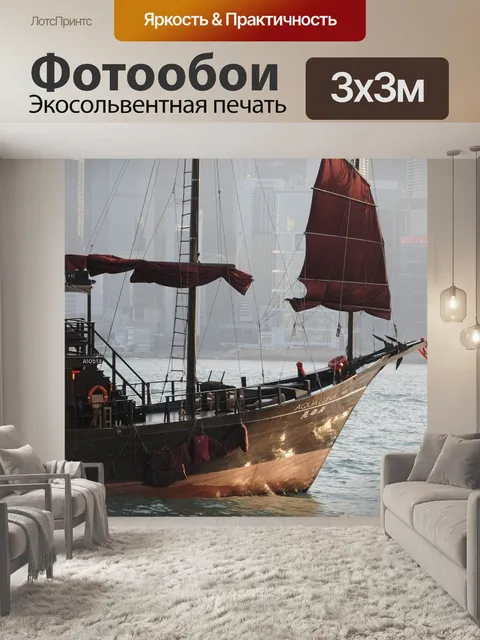 Фотообои Хоккейная лодка