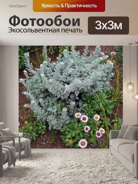 Фотообои Буш и flowers