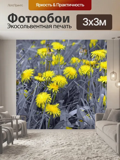 Фотообои Одуванчики