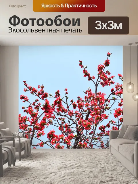 Фотообои Хлопок Шелк Дерево 5