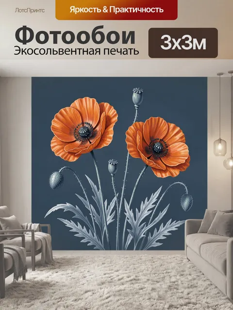 300 × 300 см · Экосольвентная печать
