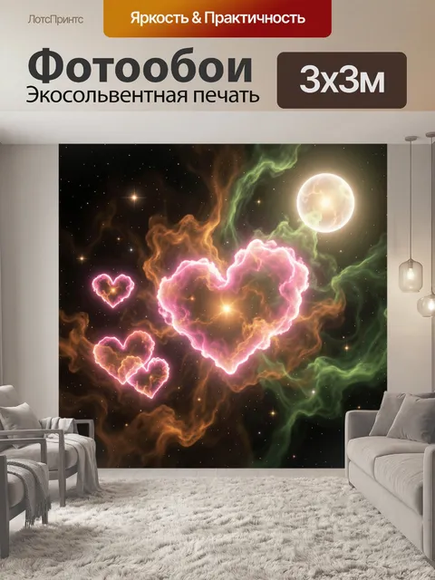300 × 300 см · Экосольвентная печать