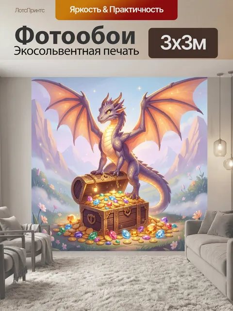 300 × 300 см · Экосольвентная печать