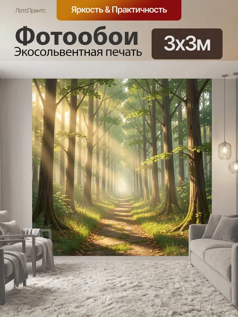300 × 300 см · Экосольвентная печать
