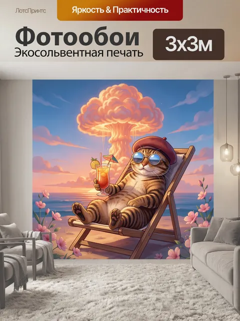 300 × 300 см · Экосольвентная печать