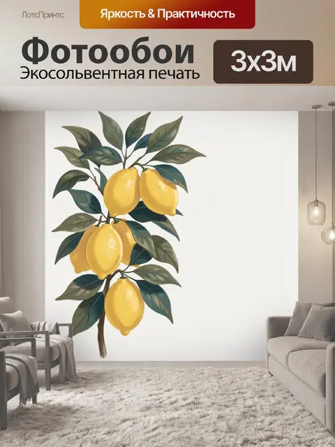 300 × 300 см · Экосольвентная печать