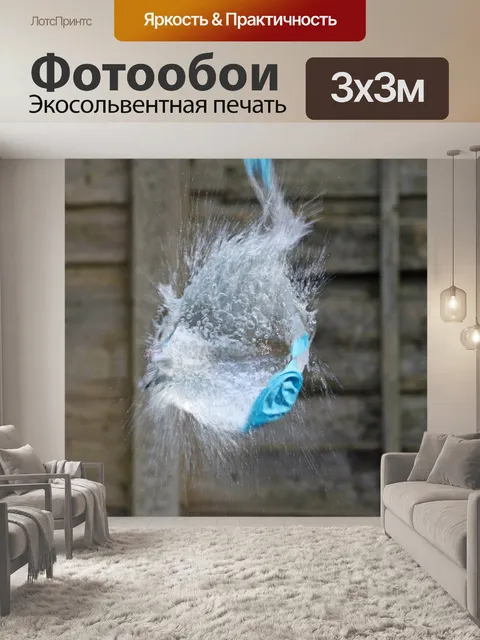 Фотообои Водный шар Выталкивание