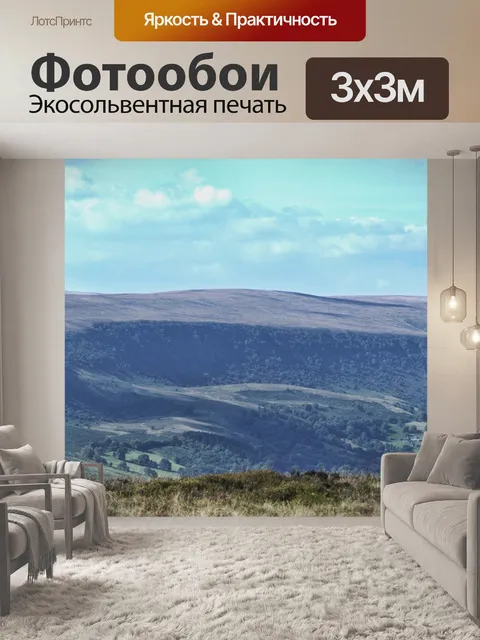 Фотообои Пони на валлийском горы