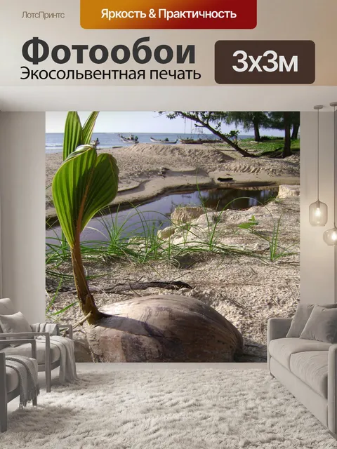 Фотообои Молодая Кокосовое