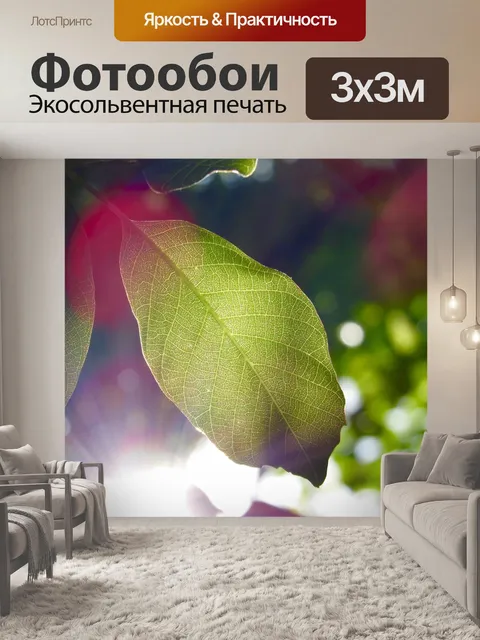 Фотообои Лист