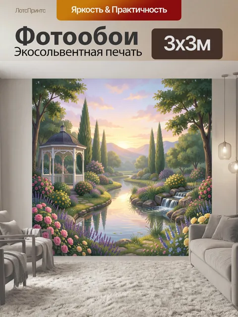 300 × 300 см · Экосольвентная печать