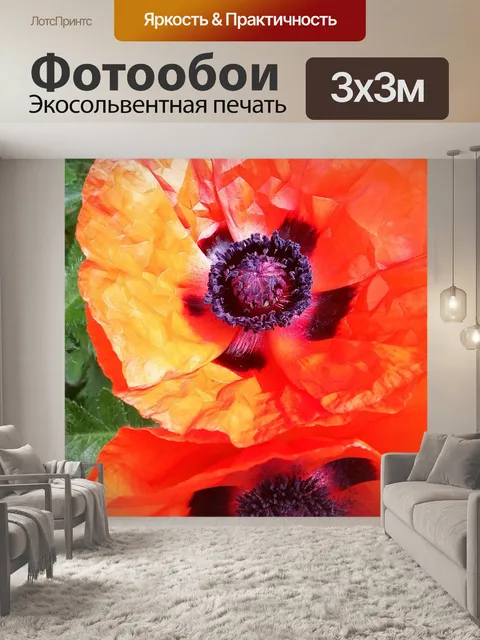 Фотообои Маки