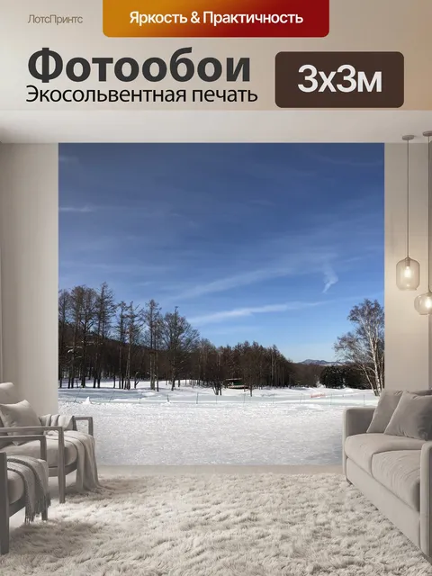 Фотообои Снег