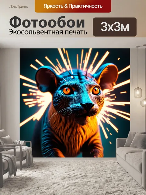 Фотообои животные в стиле научная фантастика