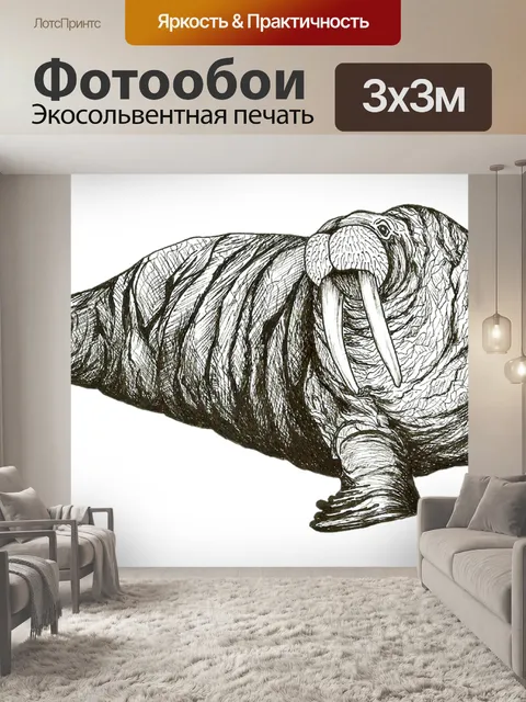 Фотообои Морж