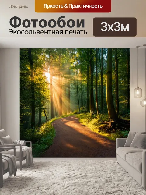 Фотообои англия, лесная тропа, ведущая в глубь таинственного леса, где солнечные лучи пробиваются сквозь кроны…