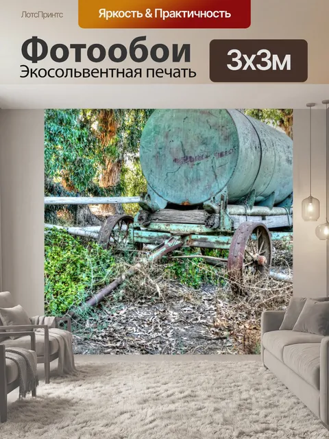 Фотообои Старый водный вагон