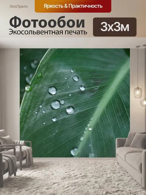 Фотообои Банановый лист