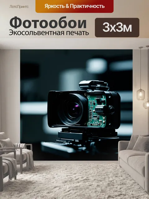 Фотообои глубокий макроснимок внутренних компонентов видеокамеры