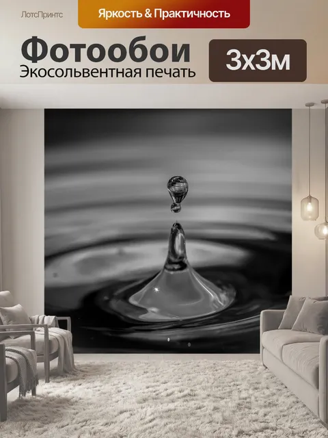 Фотообои Черный и белый